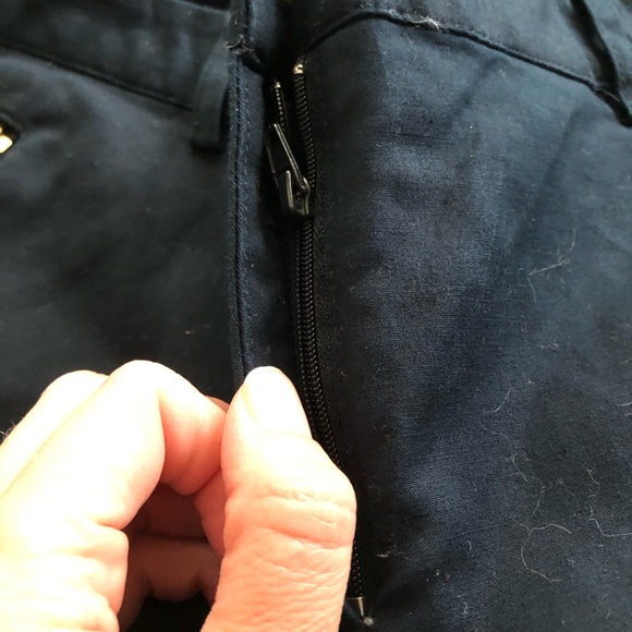 Michael Michael Kors blue casual pants with zipper - Picture 4 of 6